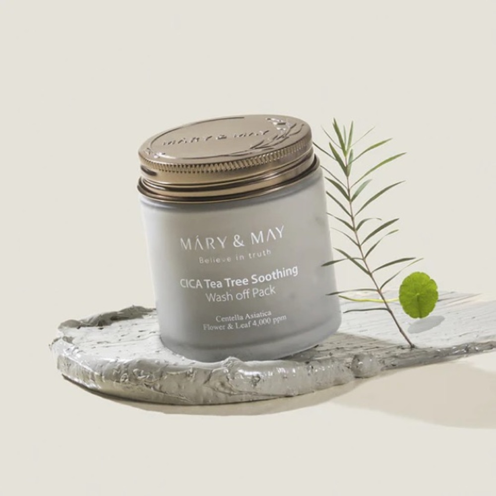 MARY & MAY CICA Tea Tree Soothing Wash Off Pack